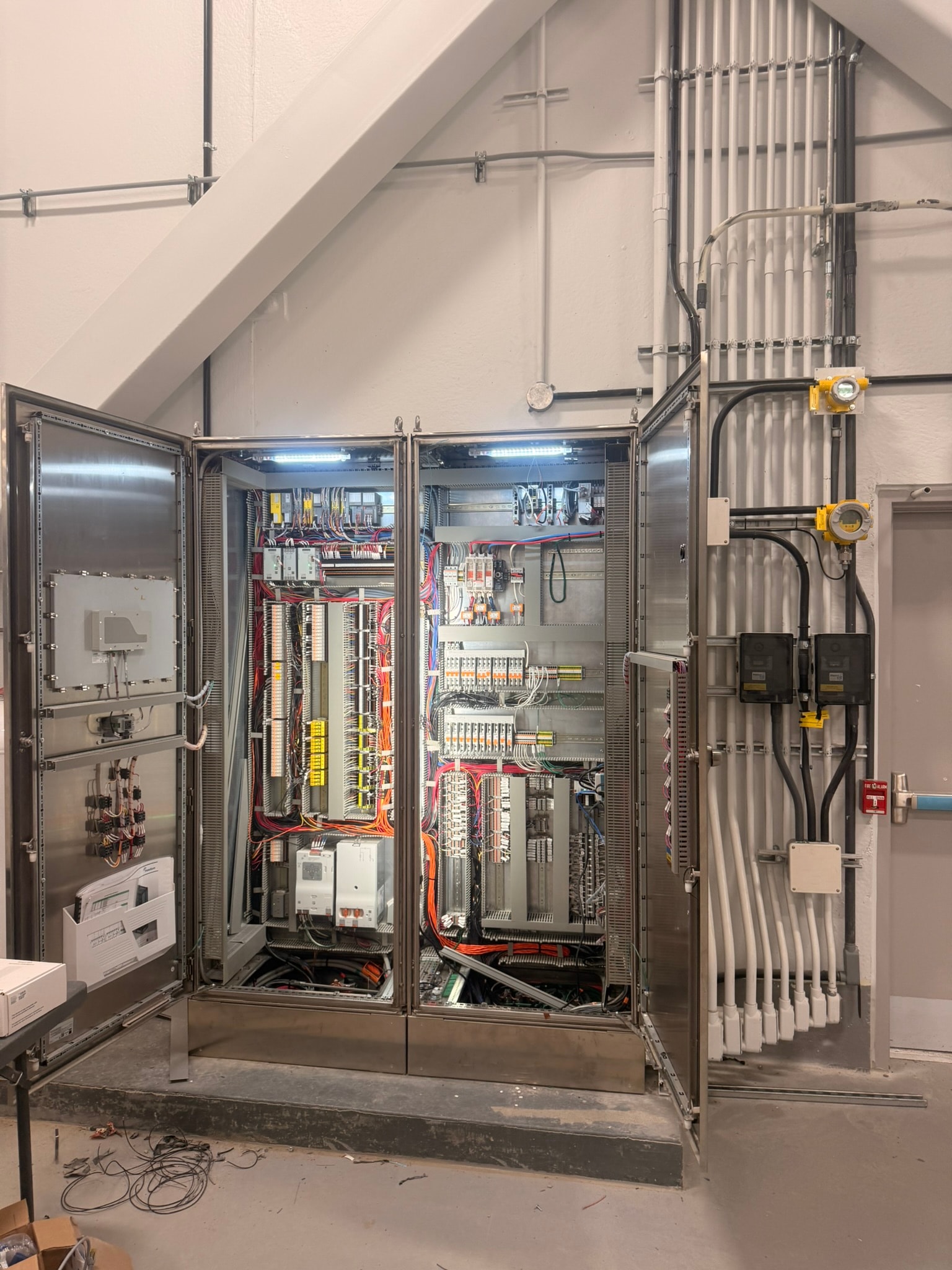 Control panel installed in the fueling facility